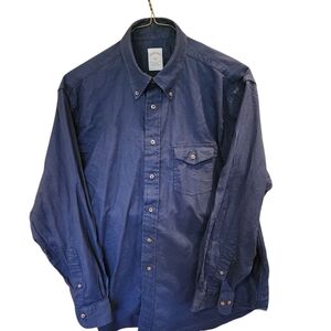 Men's Brooks Brothers Blue Button Down Shirt Size large